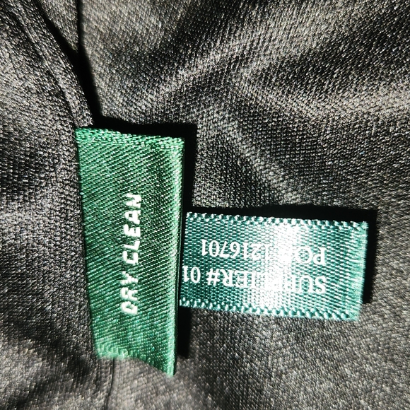 LAUREN RALPH LAUREN SLEEVELESS DRESS SIZE 14 BLACK, IVORY COLORS PRE OWNED - Picture 13 of 14